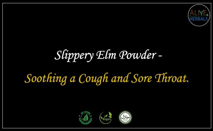 Slippery Elm Powder - Buy from the online herbal store