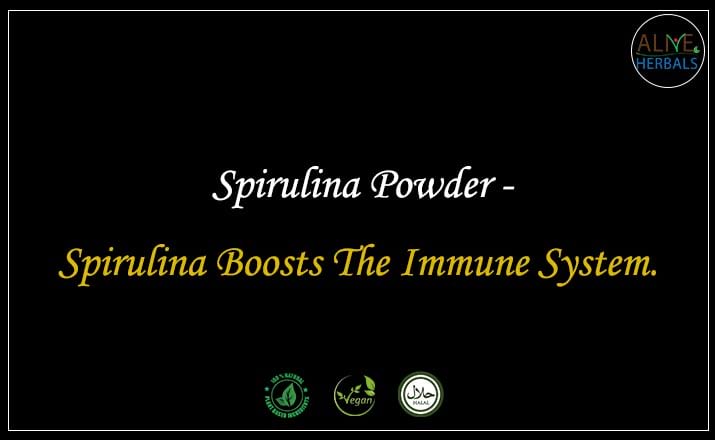 Spirulina Powder - Buy from the natural health food store
