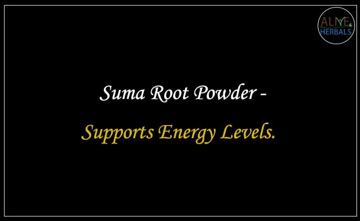 Suma Root Powder - Buy from the natural herb store