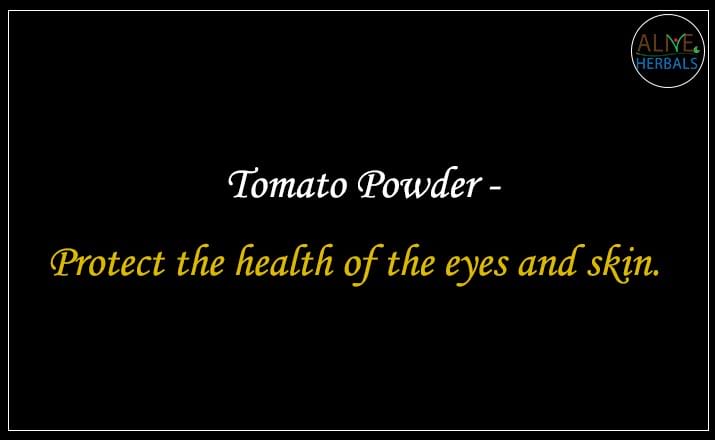 Tomato Powder - Buy from the natural health food store