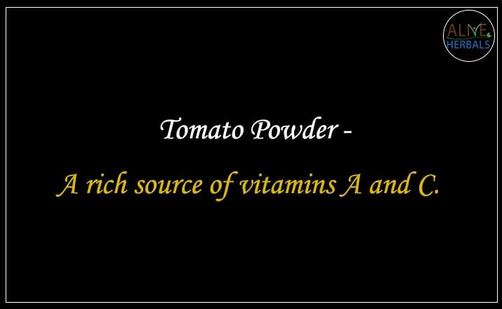 Tomato Powder - Buy from the natural herb store