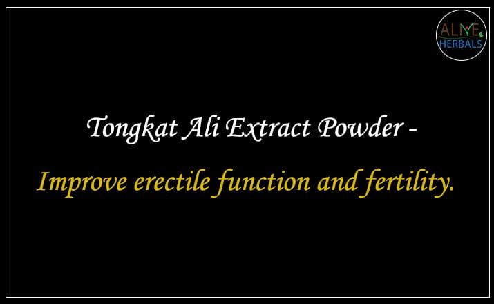 Tongkat Ali Extract Powder - Buy from the online herbal store