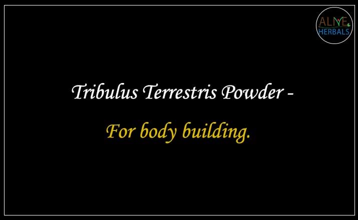 Tribulus Terrestris Powder - Buy from the online herbal store