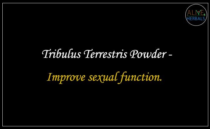 Tribulus Terrestris Powder - Buy from the natural herb store