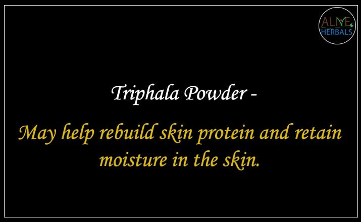 Triphala Powder - Buy from the natural health food store