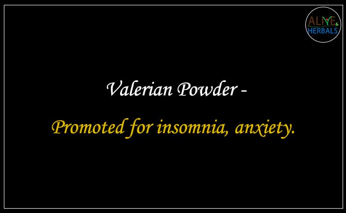 Valerian Powder - Buy from the natural herb store