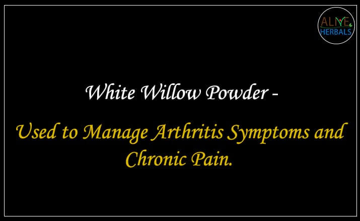 White Willow Bark Powder - Buy from the online herbal store