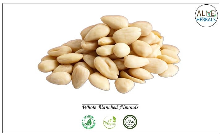 Whole Blanched Almonds - Buy from the health food store