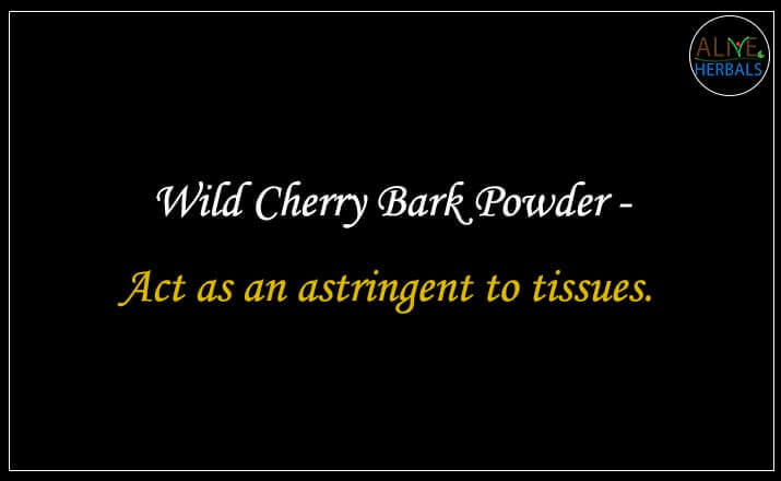 Wild Cherry Bark Powder - Buy from the natural health food store