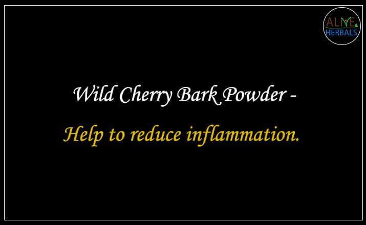 Wild Cherry Bark Powder - Buy from the natural herb store