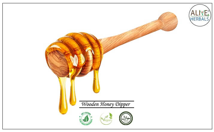 Wooden Honey Dipper - Buy from the health food store