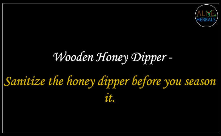 Wooden Honey Dipper - Buy from the online herbal store