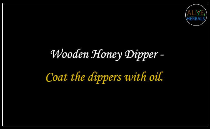 Wooden Honey Dipper - Buy from the natural health food store