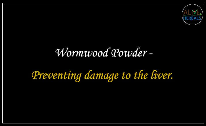 Wormwood Powder - Buy from the natural health food store