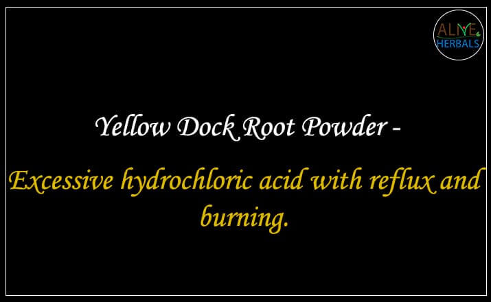 Yellow Dock Root Powder - Buy from the online herbal store