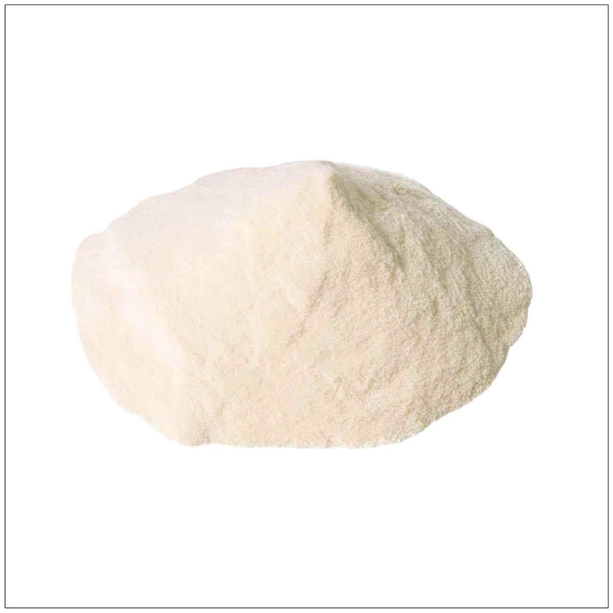 Agar agar powder in a wooden spoon on a rustic table, perfect for vegan baking and gelling recipes.