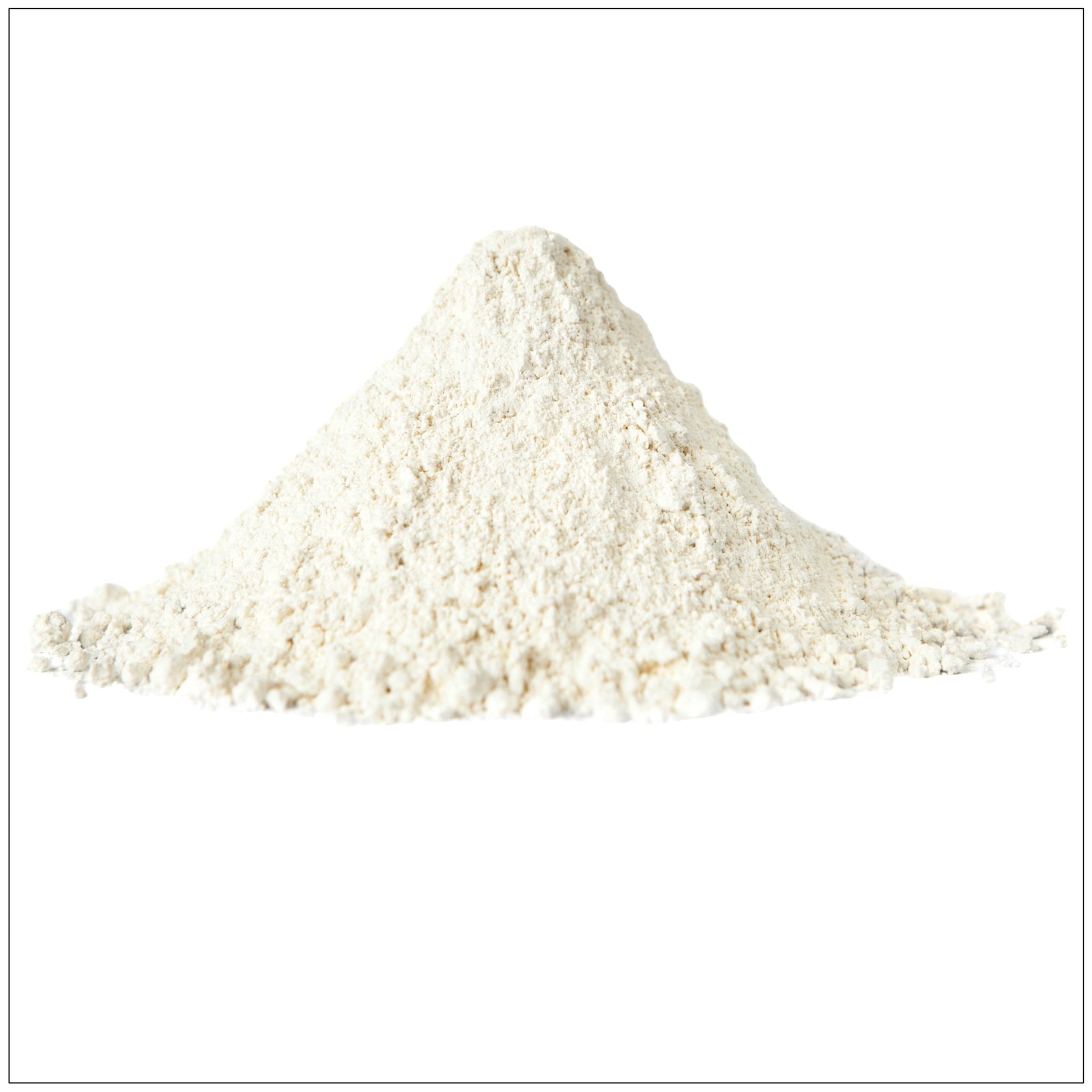 Pure natural Bentonite clay powder for skincare, detox, and facial masks in resealable packaging