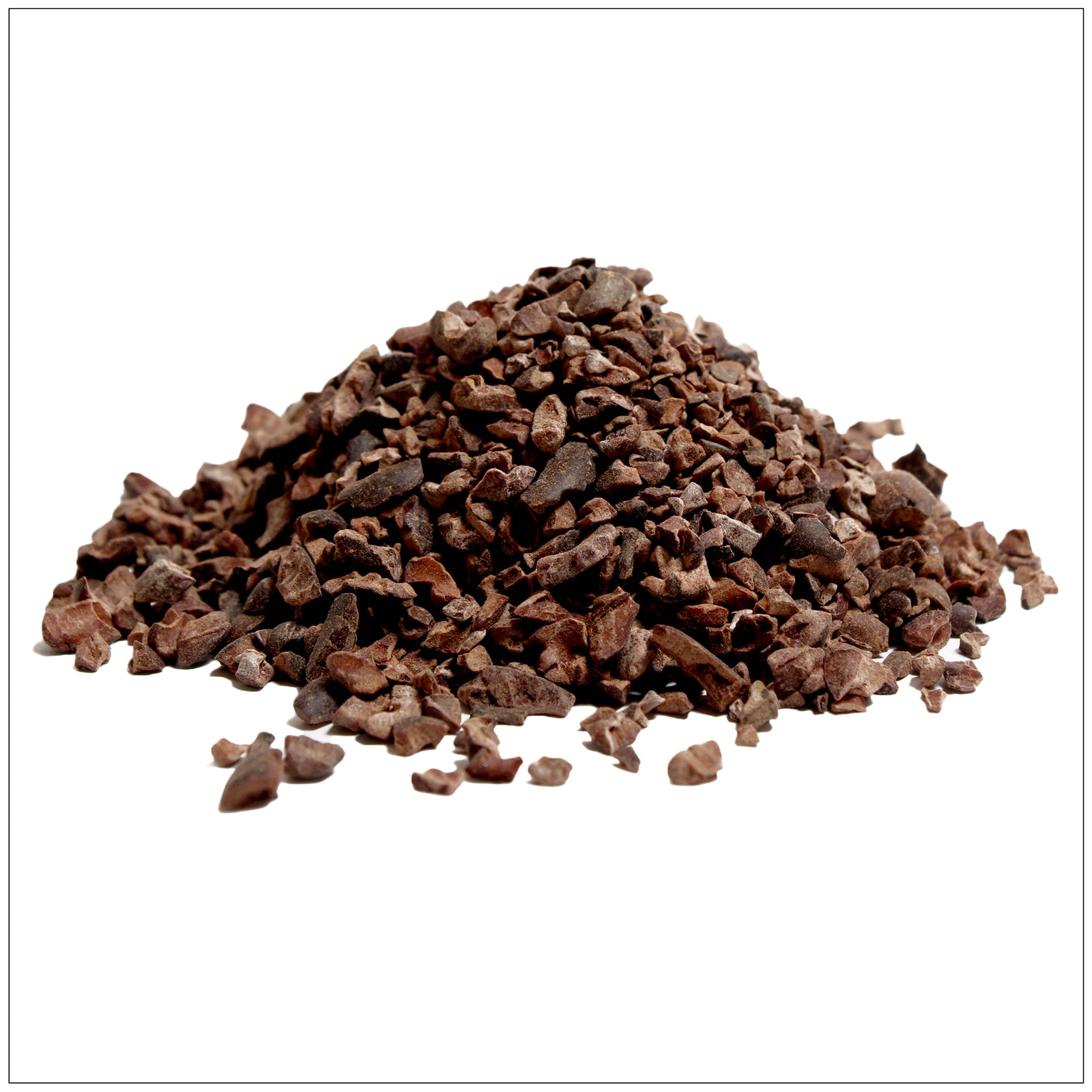 Cacao nibs are rich in antioxidants, ideal for baking, snacking, or adding to smoothies and desserts.