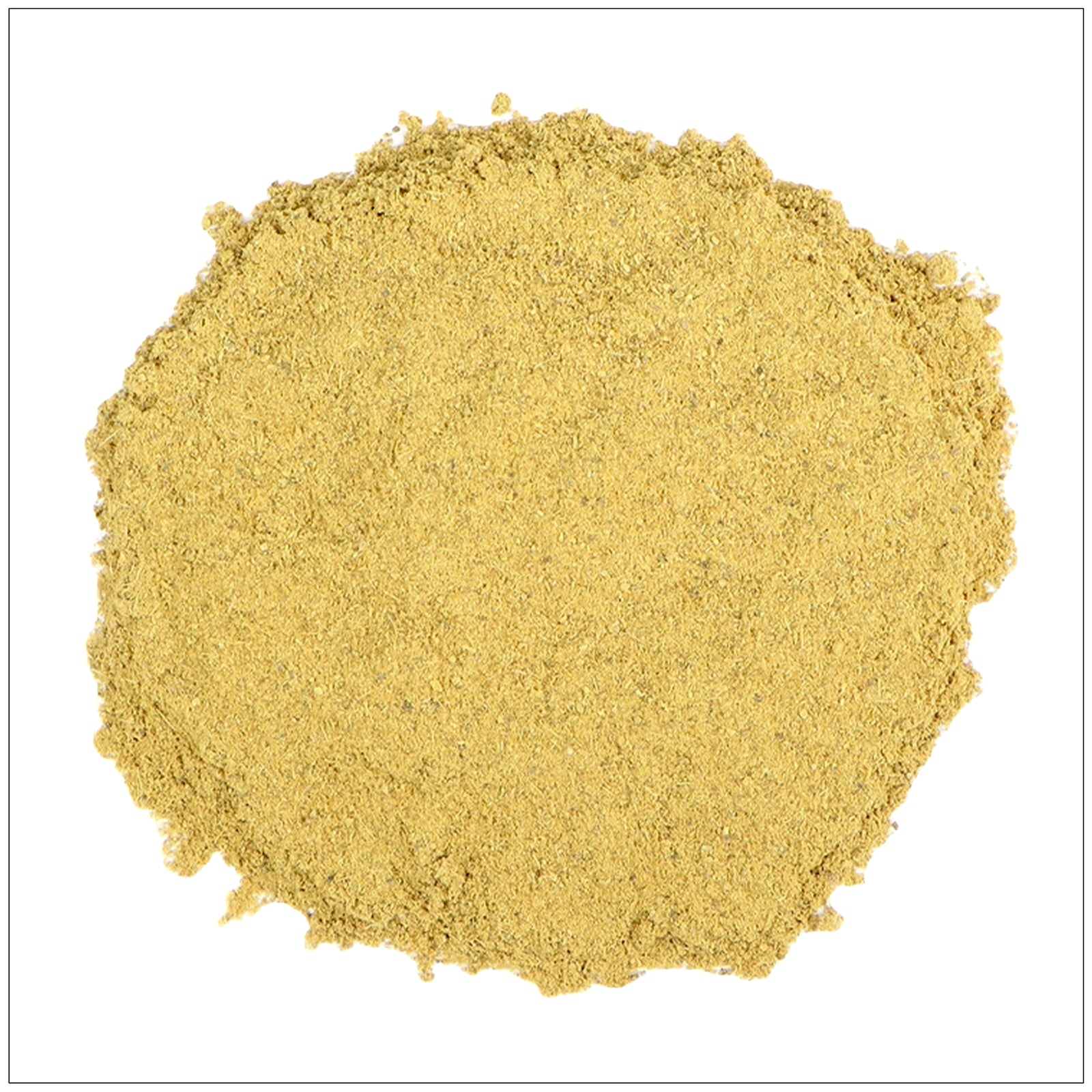 Cascara Sagrada Bark Powder in wooden bowl for natural digestive health and wellness support.