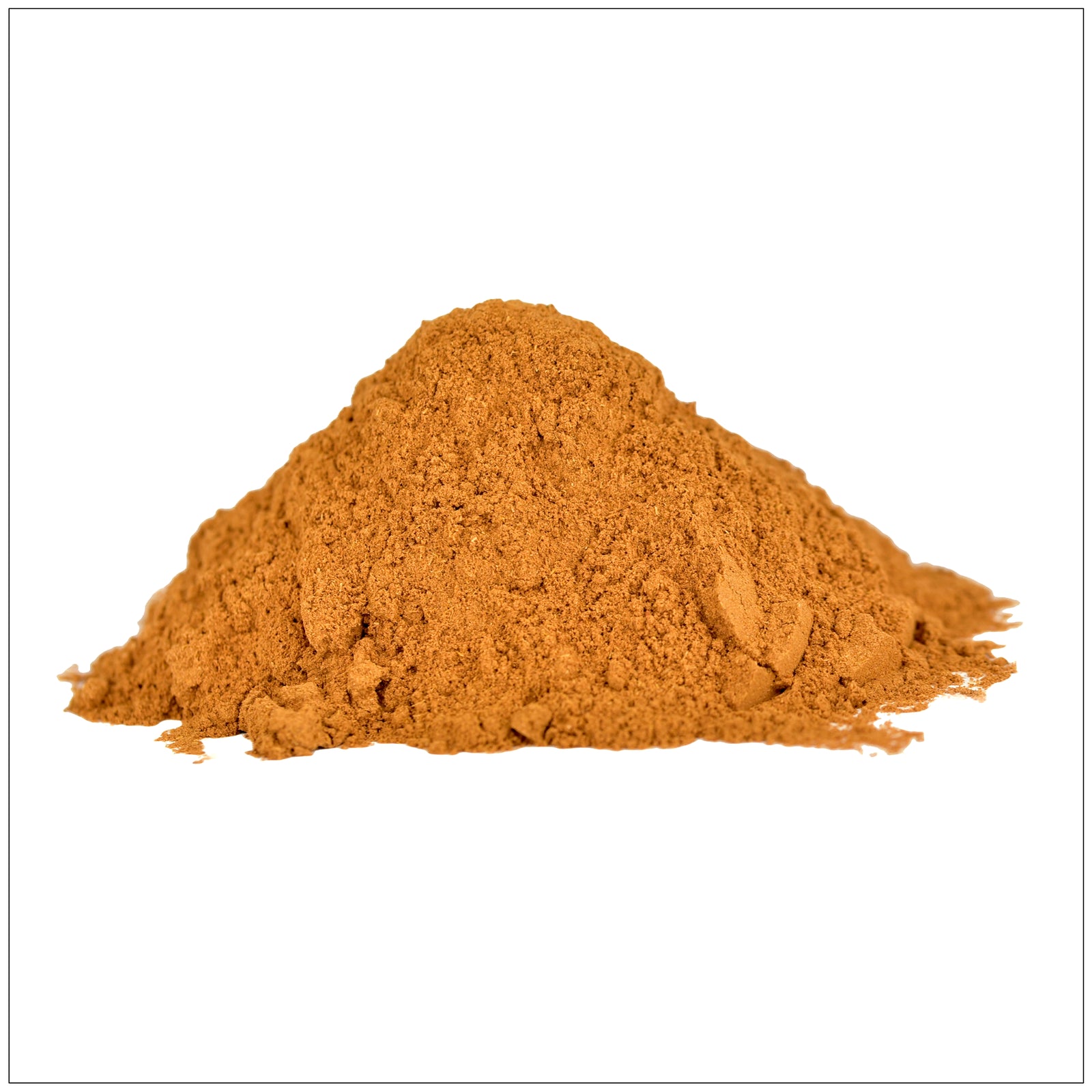Cat's claw powder in a wooden bowl with a spoon, used for immune support and joint health.