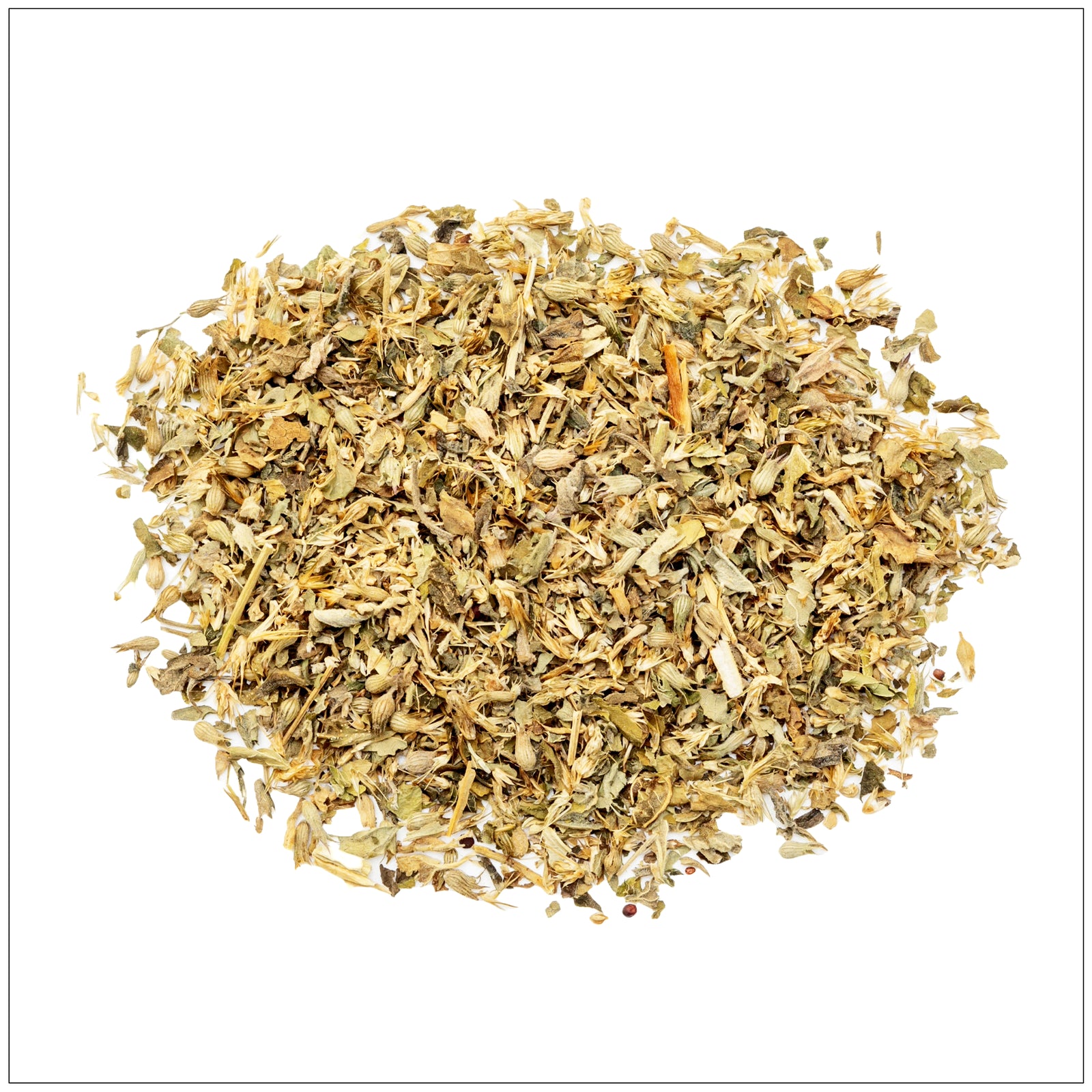 Close-up of dried Catnip leaves and flowers, ideal for herbal teas, cat toys, and natural wellness uses.