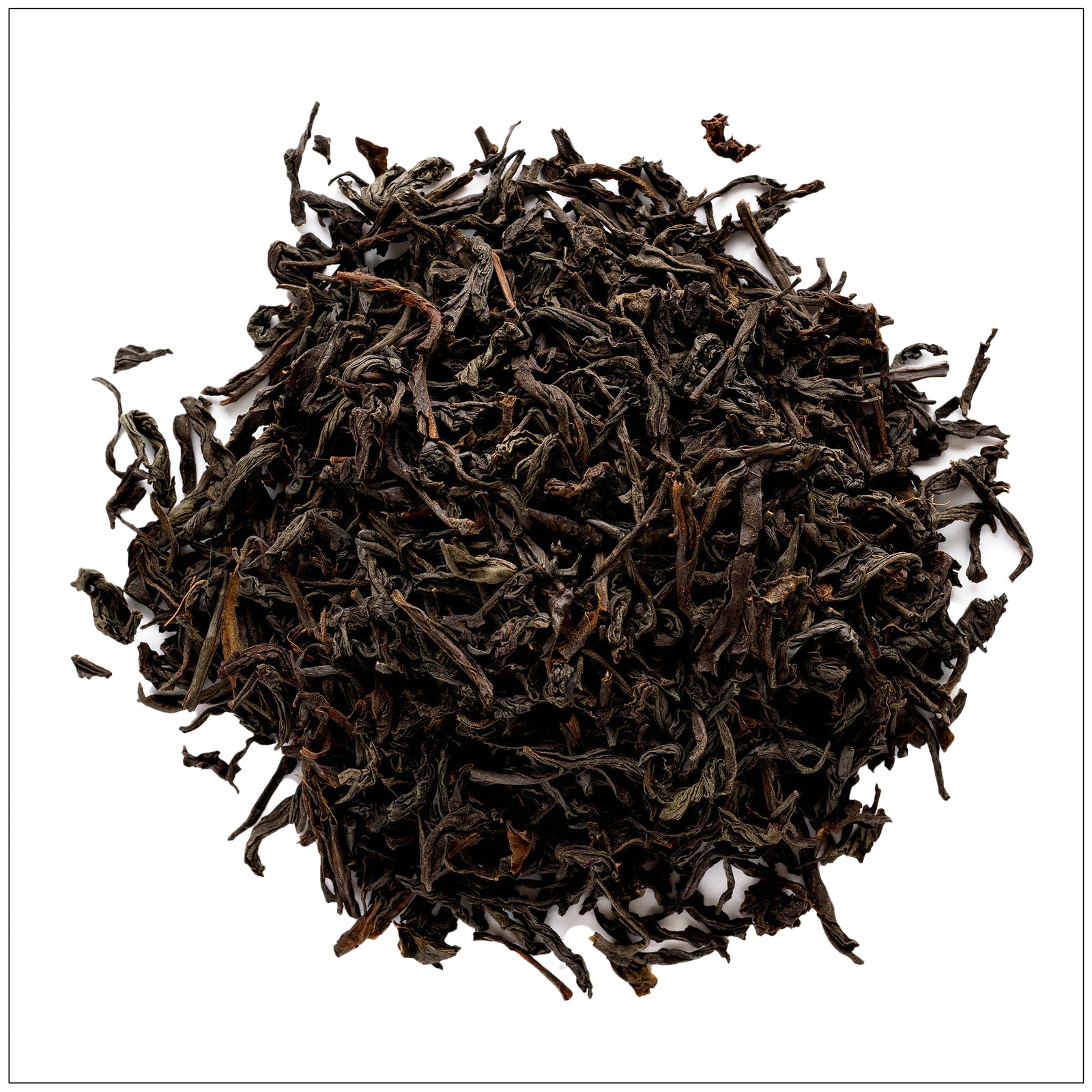 Premium Ceylon Black Tea loose leaves in a cup, rich aroma and bold flavor, ideal for morning refreshment.