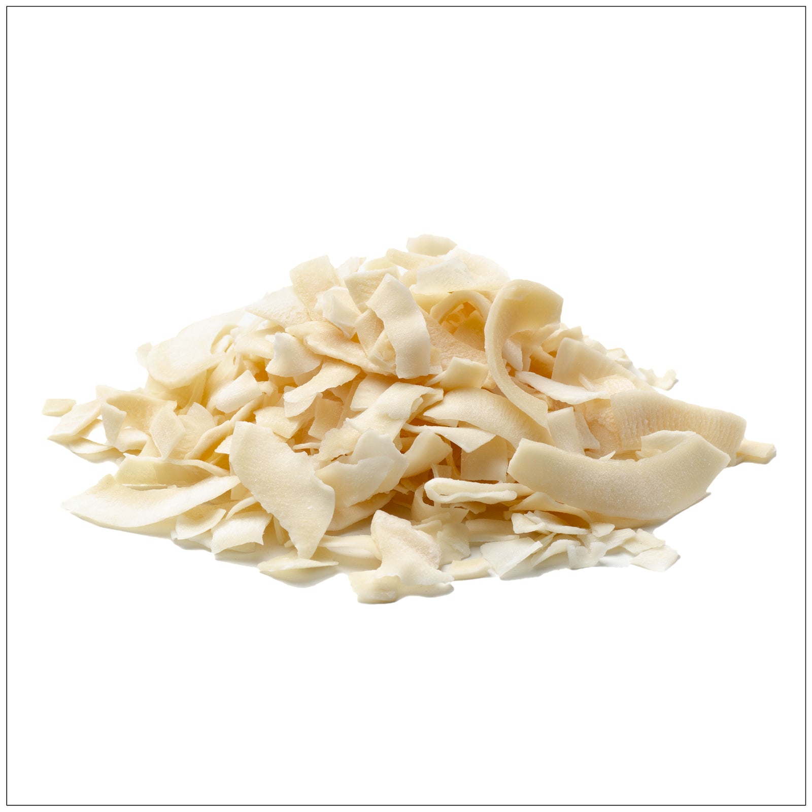 Crunchy and naturally sweet raw coconut chips perfect for snacking, baking, or topping smoothies and desserts.