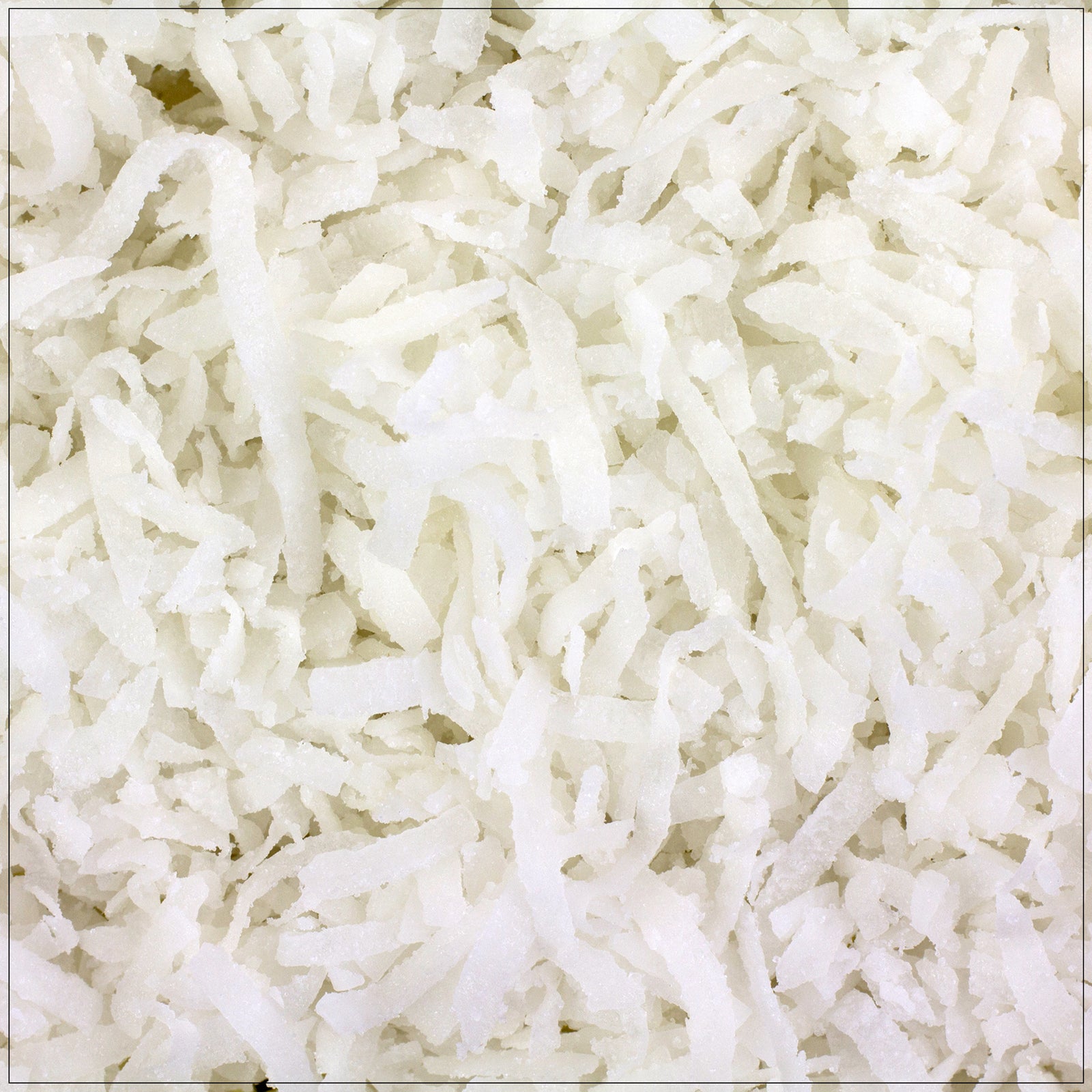 Unsweetened medium coconut flakes perfect for baking, cooking, or healthy snacking—pure and preservative-free.