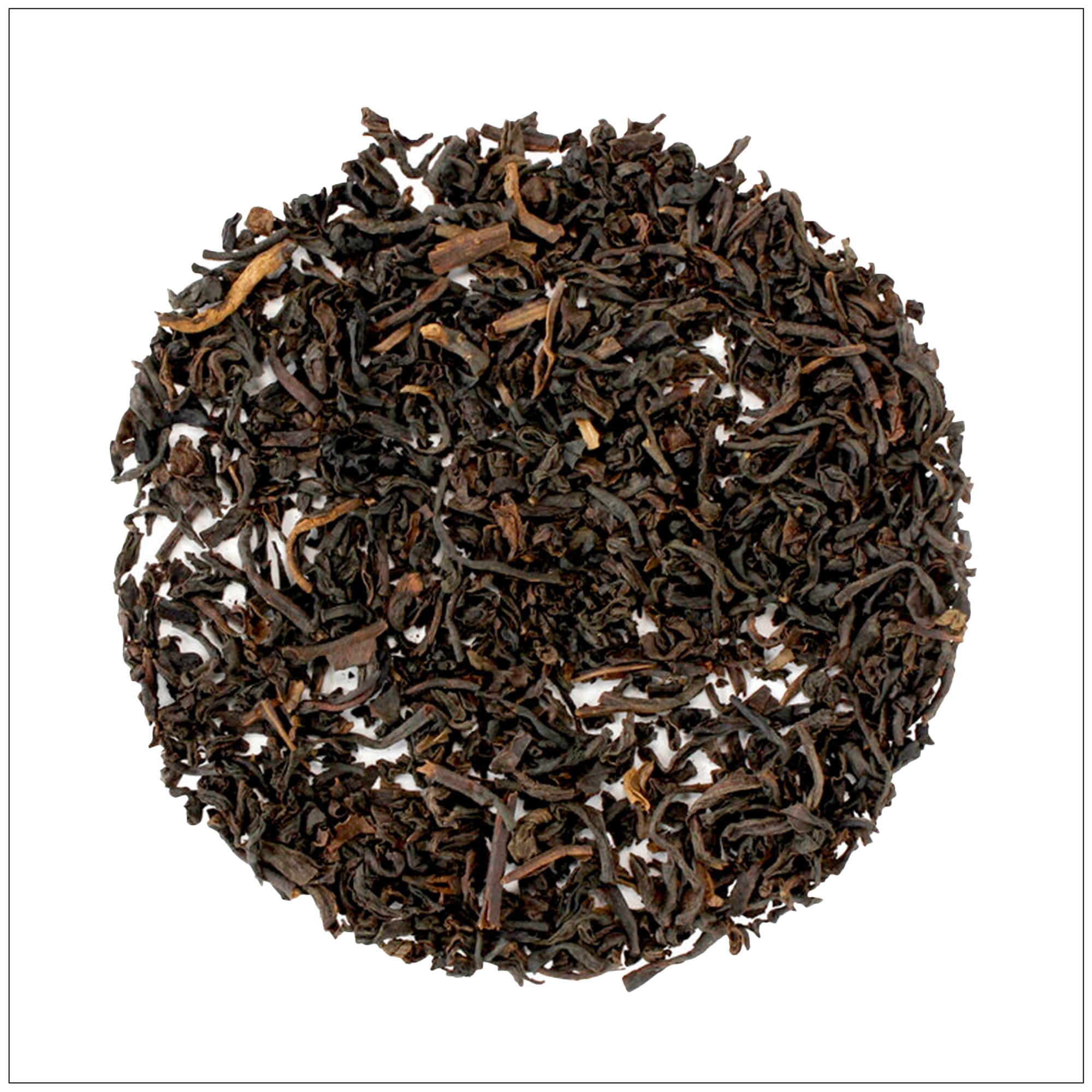 Decaf Earl Grey tea blend with natural bergamot flavor, perfect for a soothing, caffeine-free tea experience.