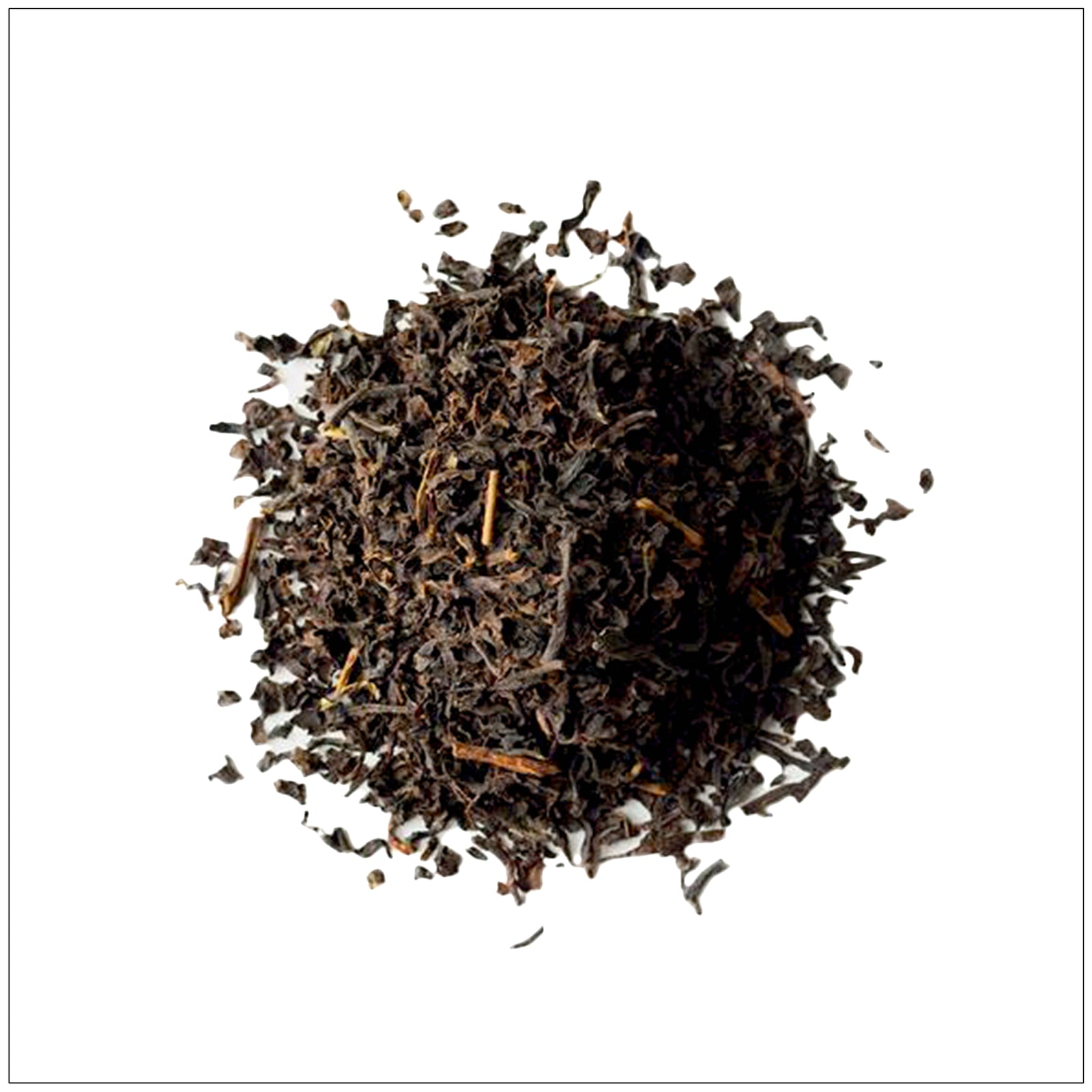 Bold and smooth English Breakfast black tea in a steaming cup, perfect for a morning energy boost.