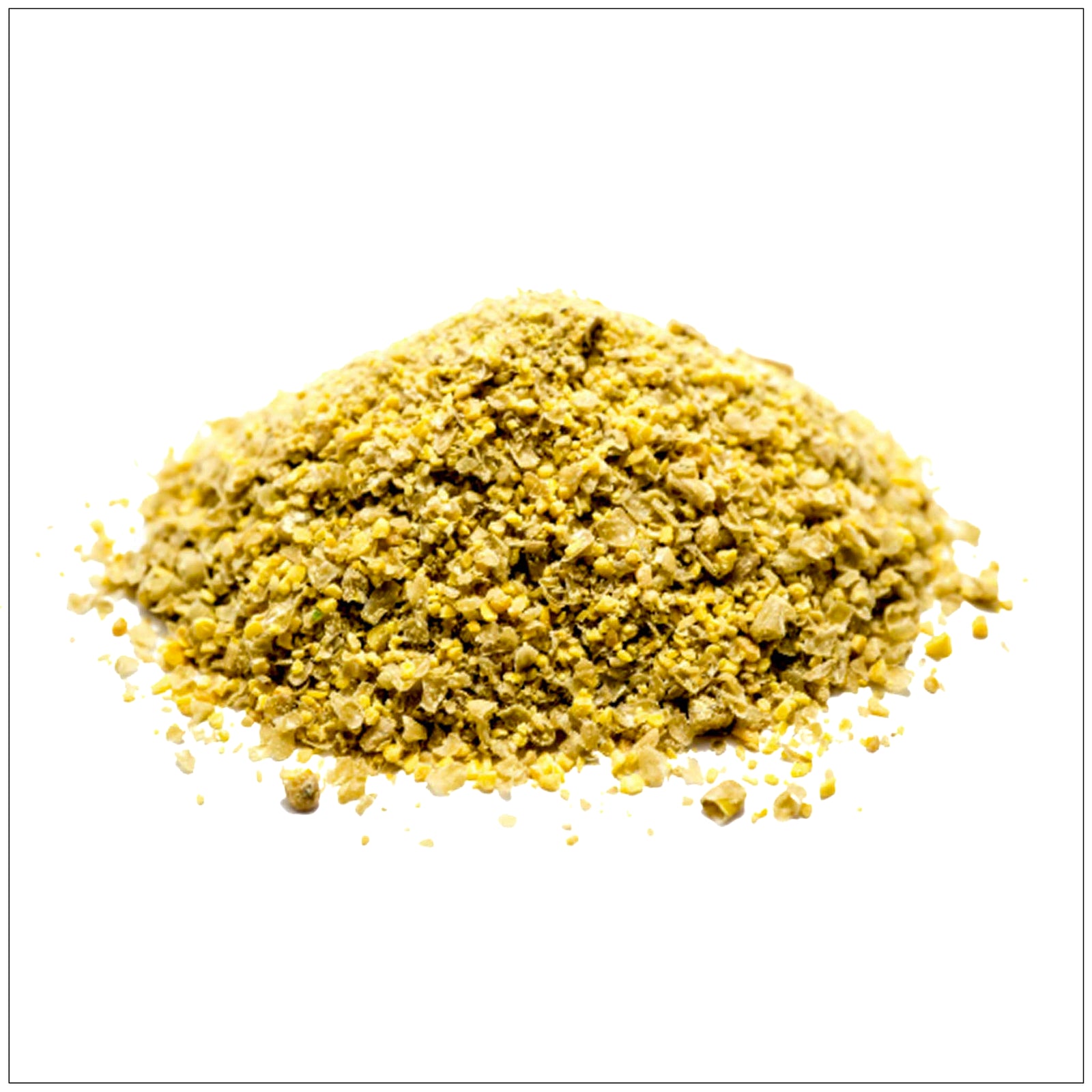 Fenugreek powder in a bowl with seeds beside it, used for cooking and health supplements.