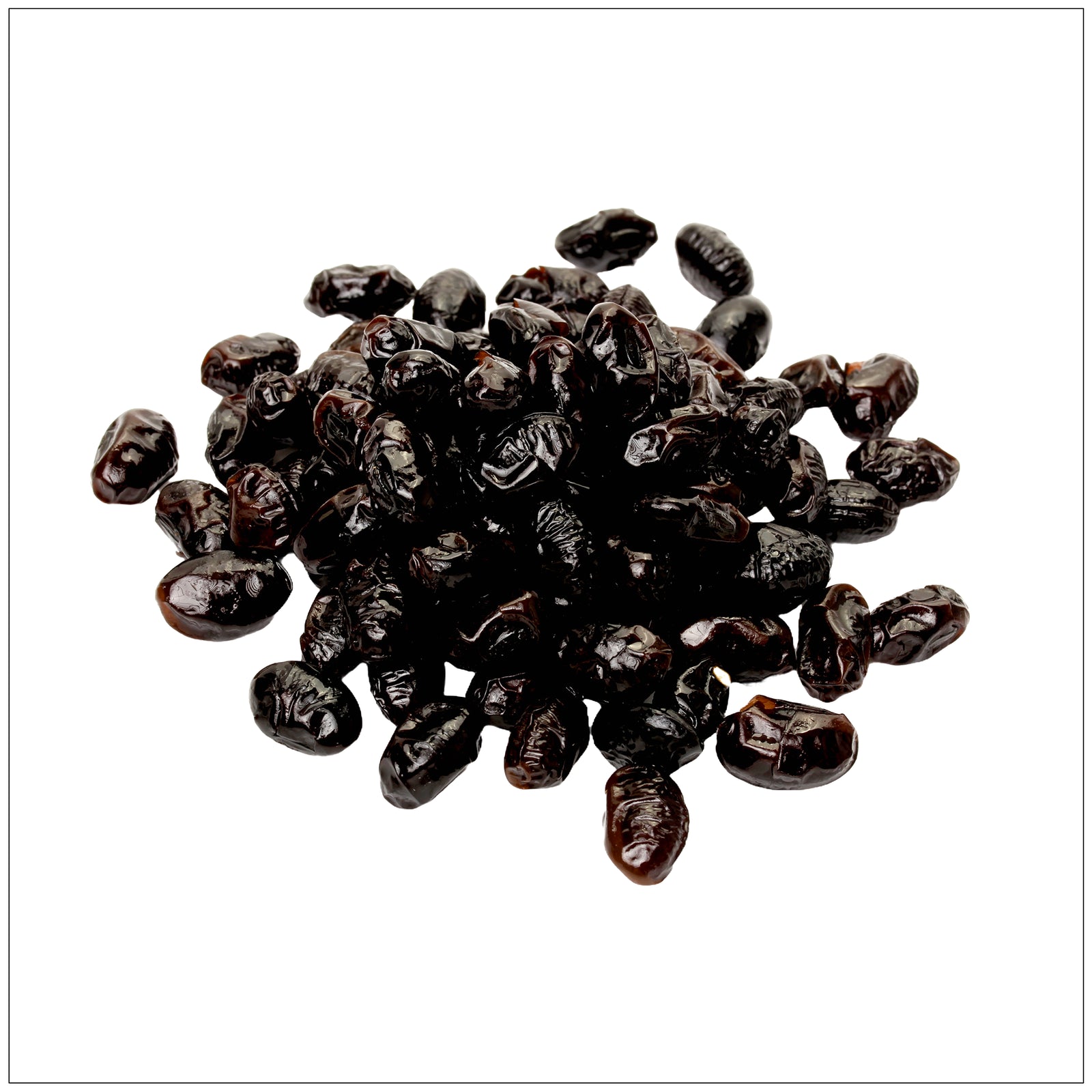 Close-up of authentic Chinese fermented black beans, rich in umami, used in savory sauces and stir-fries