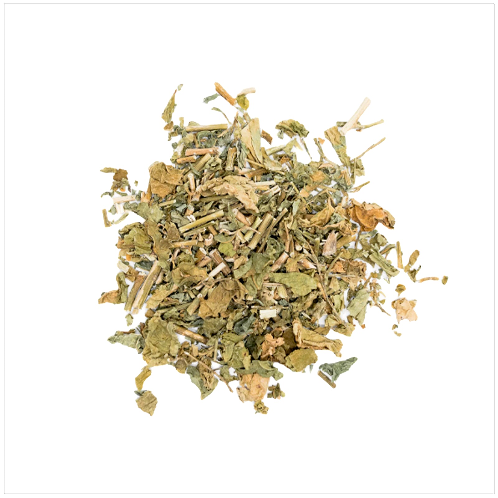 Fresh Guinea Henweed leaves on a wooden table, known for immune support and herbal wellness benefits.