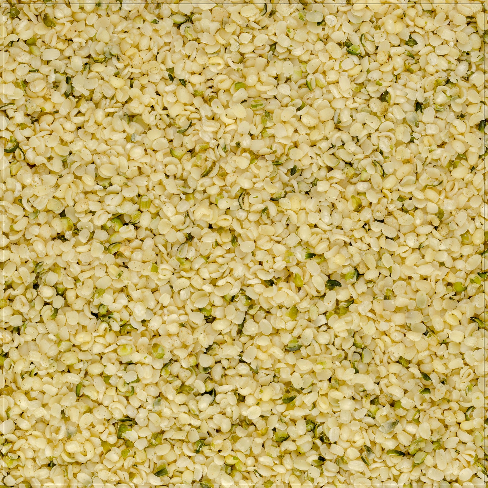 Hulled hemp seeds rich in protein and omega-3, perfect for smoothies, salads, and keto-friendly diets.