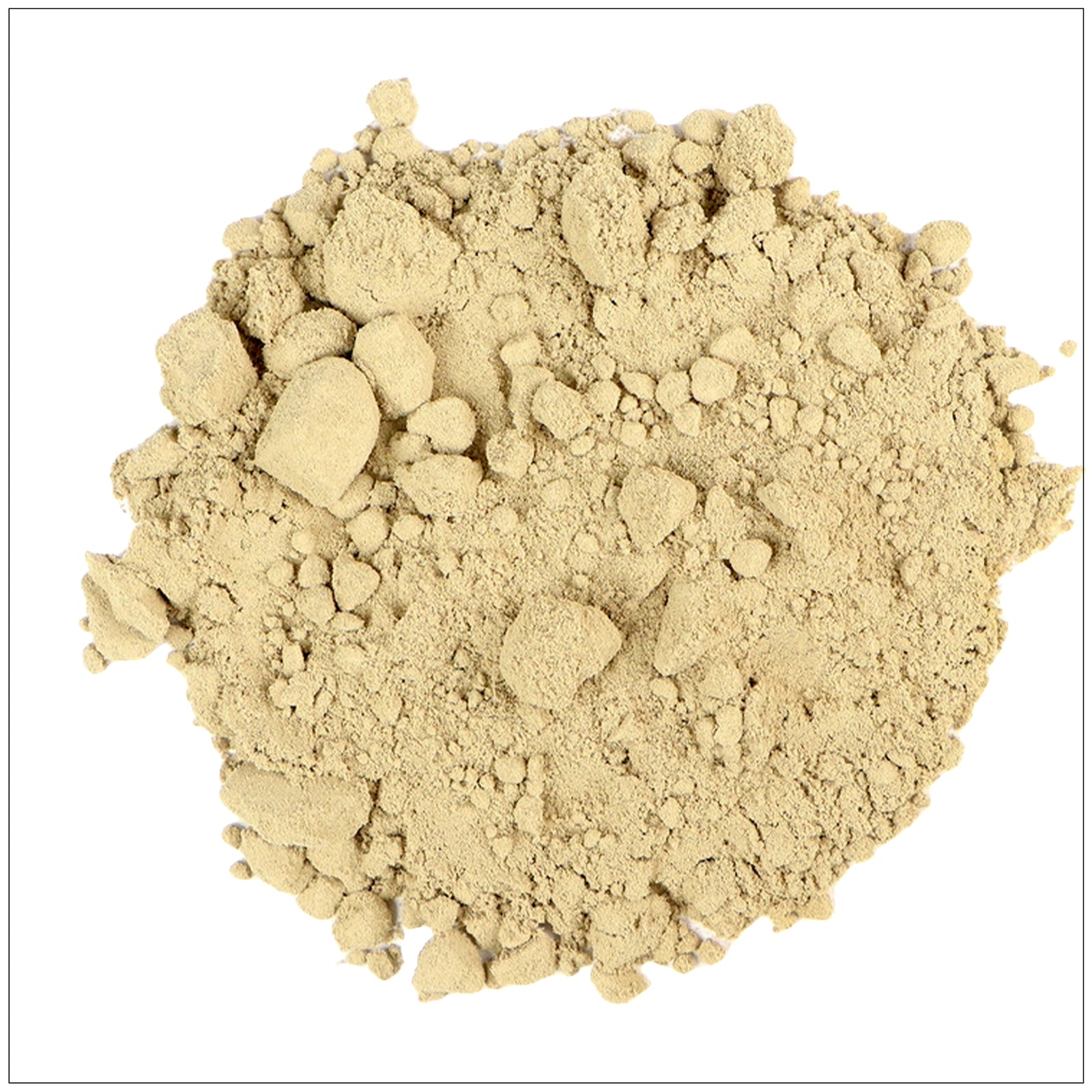 Kava Kava Powder in a wooden bowl with spoon, ideal for stress relief and natural relaxation support.
