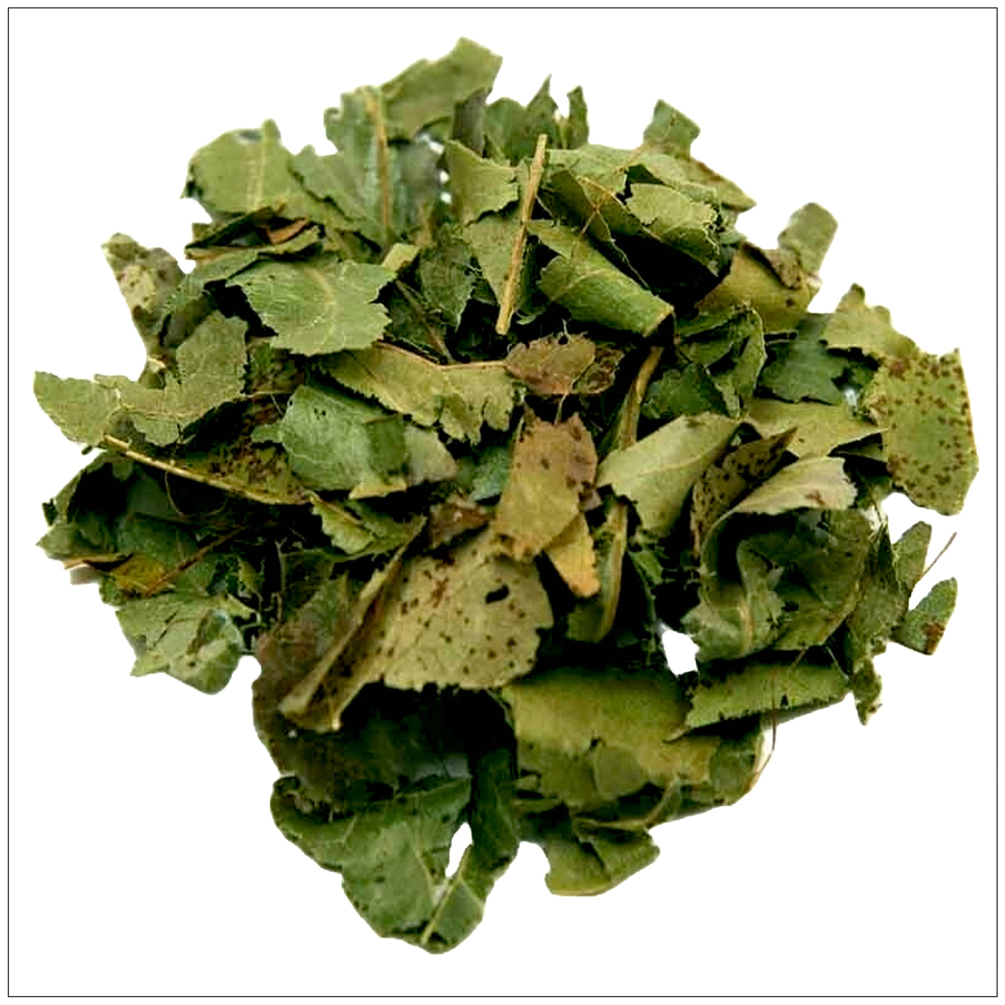 Herbal Kinkeliba tea in a glass cup on a wooden table, known for detox and digestive benefits.