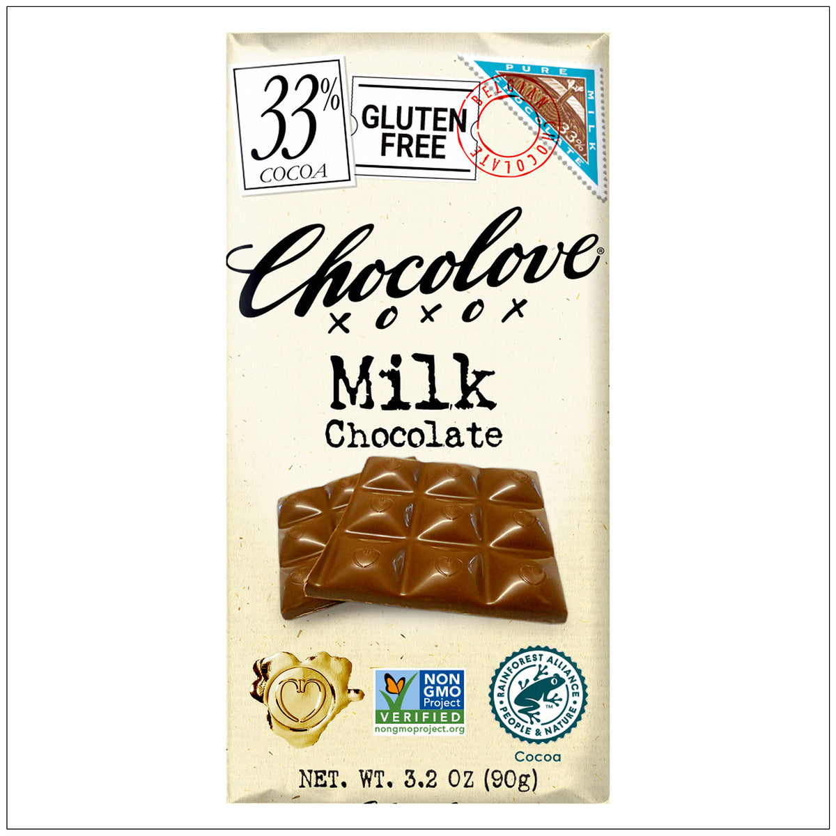 Smooth and creamy milk chocolate bar with a rich, velvety texture perfect for snacking or gifting.