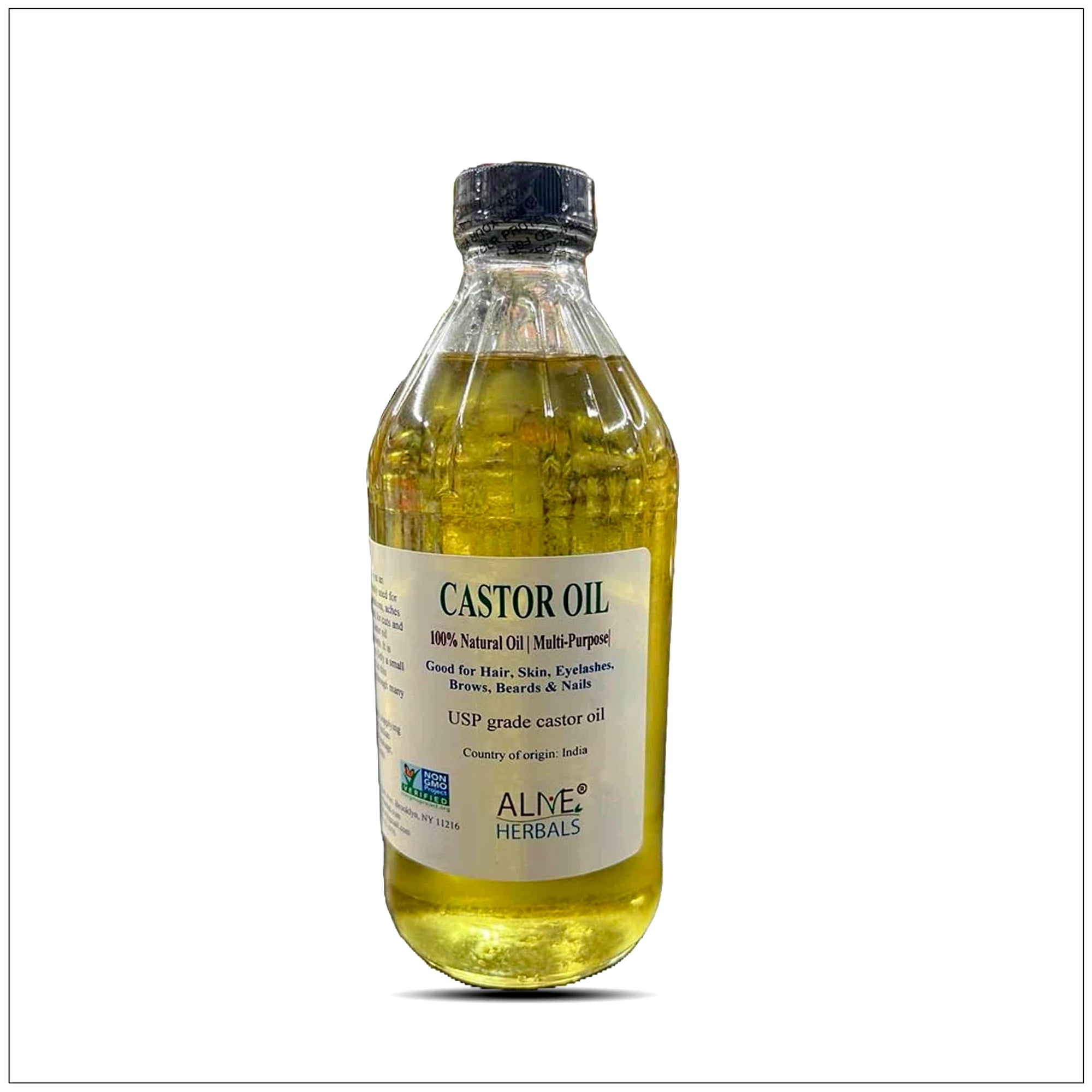 Natural Castor Oil for Hair Growth in the USA - Promotes Thicker Hair and Stronger Nails