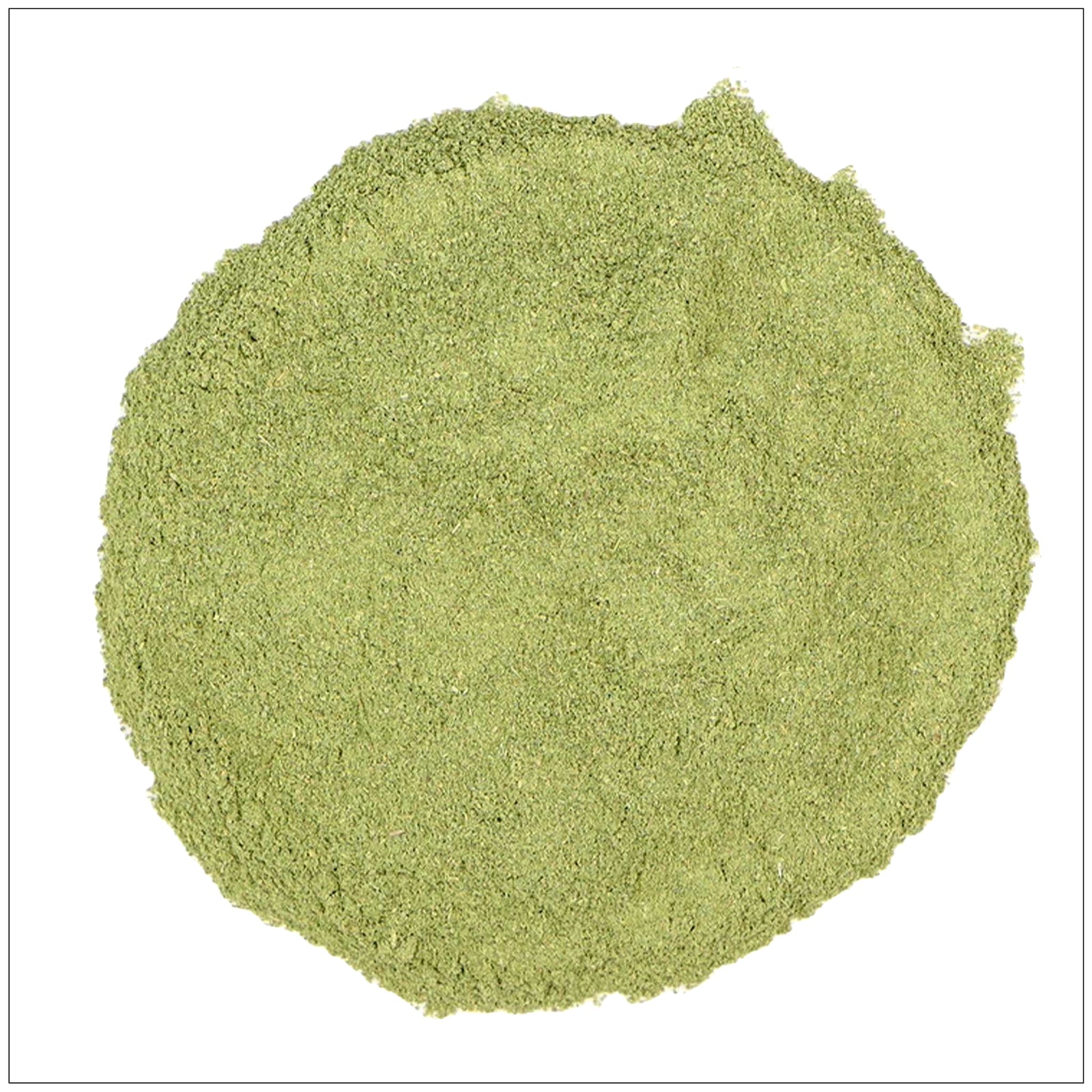 Neem leaf powder in a wooden bowl, ideal for skincare, haircare, and natural wellness routines.