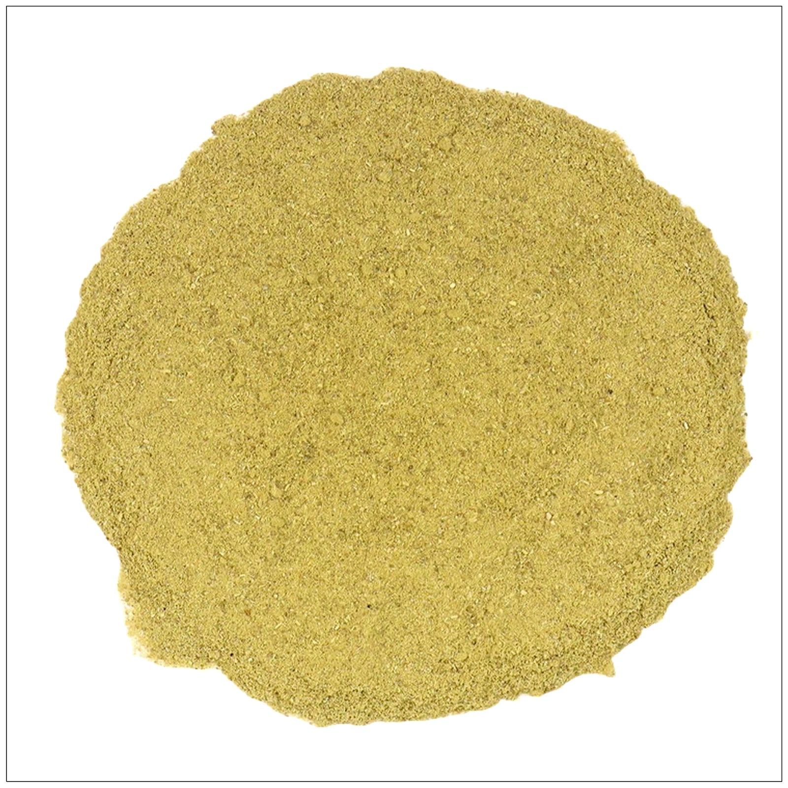 Finely ground olive powder rich in antioxidants, perfect for culinary use or natural skincare.