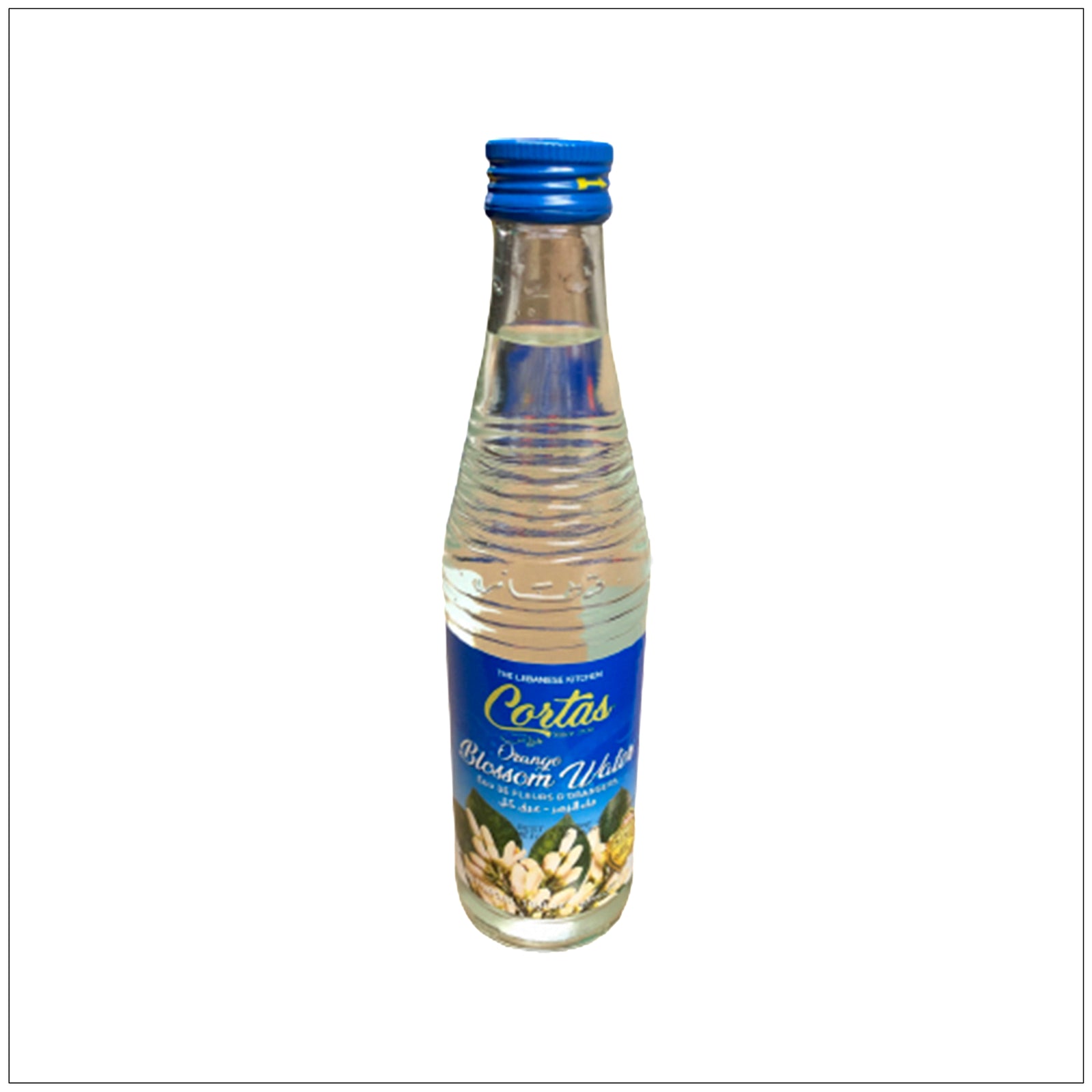 Cortas Orange Blossom Water in glass bottle – ideal for culinary, skincare, and aromatic uses.