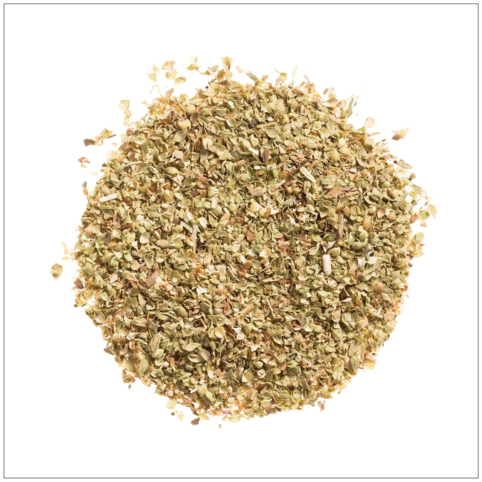 Fresh Greek oregano sprigs with vibrant green leaves, perfect for seasoning Mediterranean dishes.