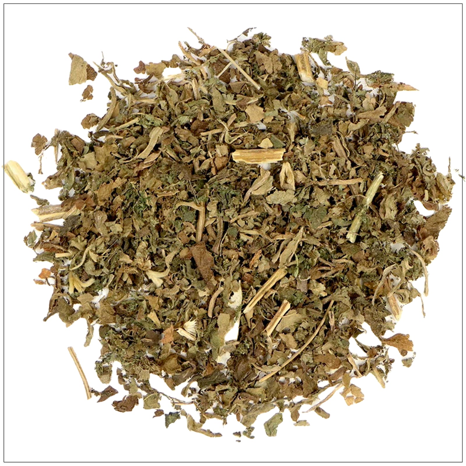 Dried patchouli leaves used in herbal remedies, essential oils, and natural fragrances.