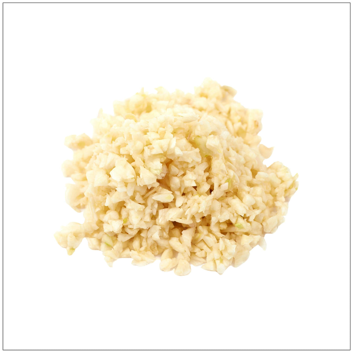 Fresh minced garlic, premium quality pantry staple for flavor-rich recipes