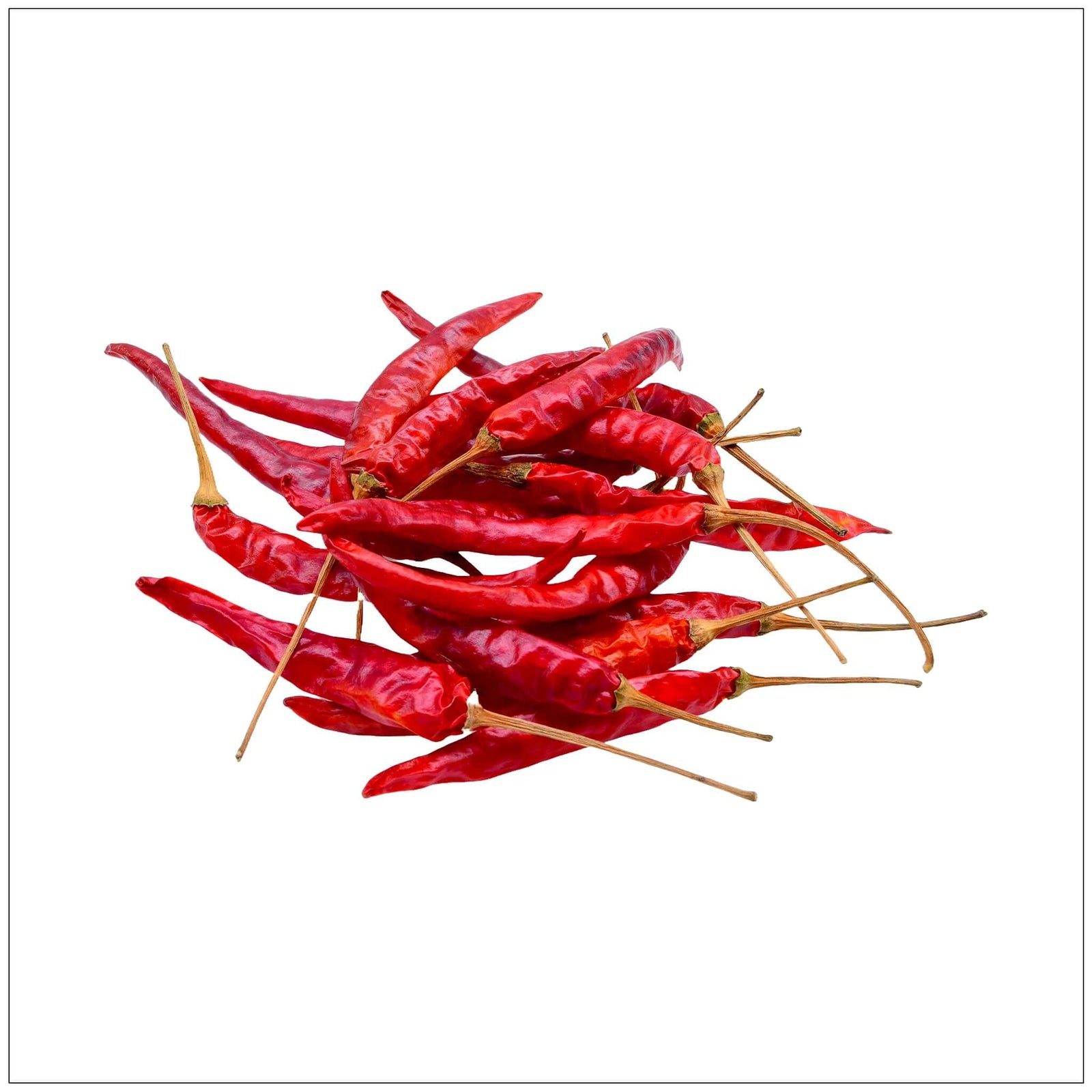 Fresh natural red chili peppers, perfect for cooking and seasoning, available in the USA