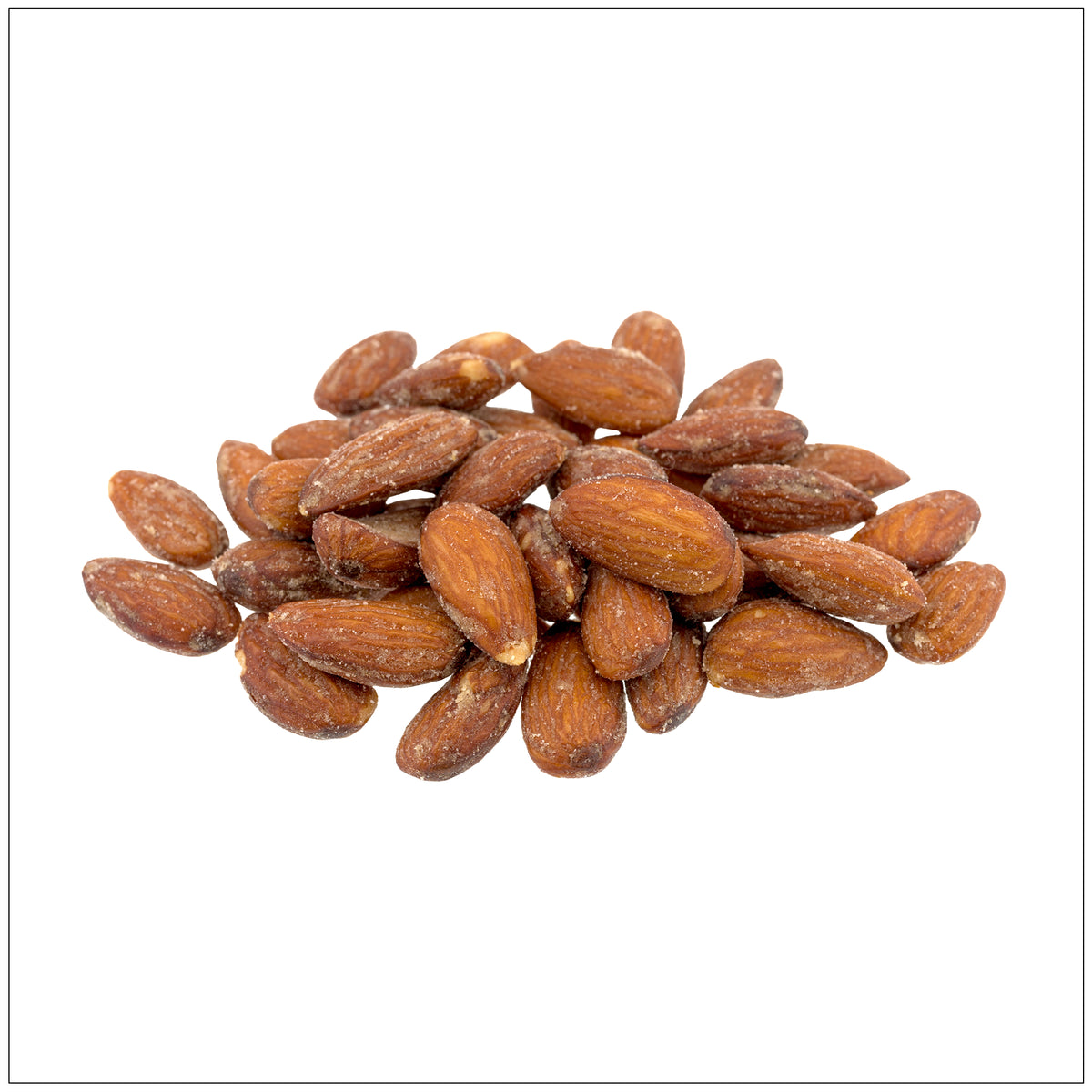 Crunchy roasted almonds coated in salt, rich in flavor and perfectly crispy.