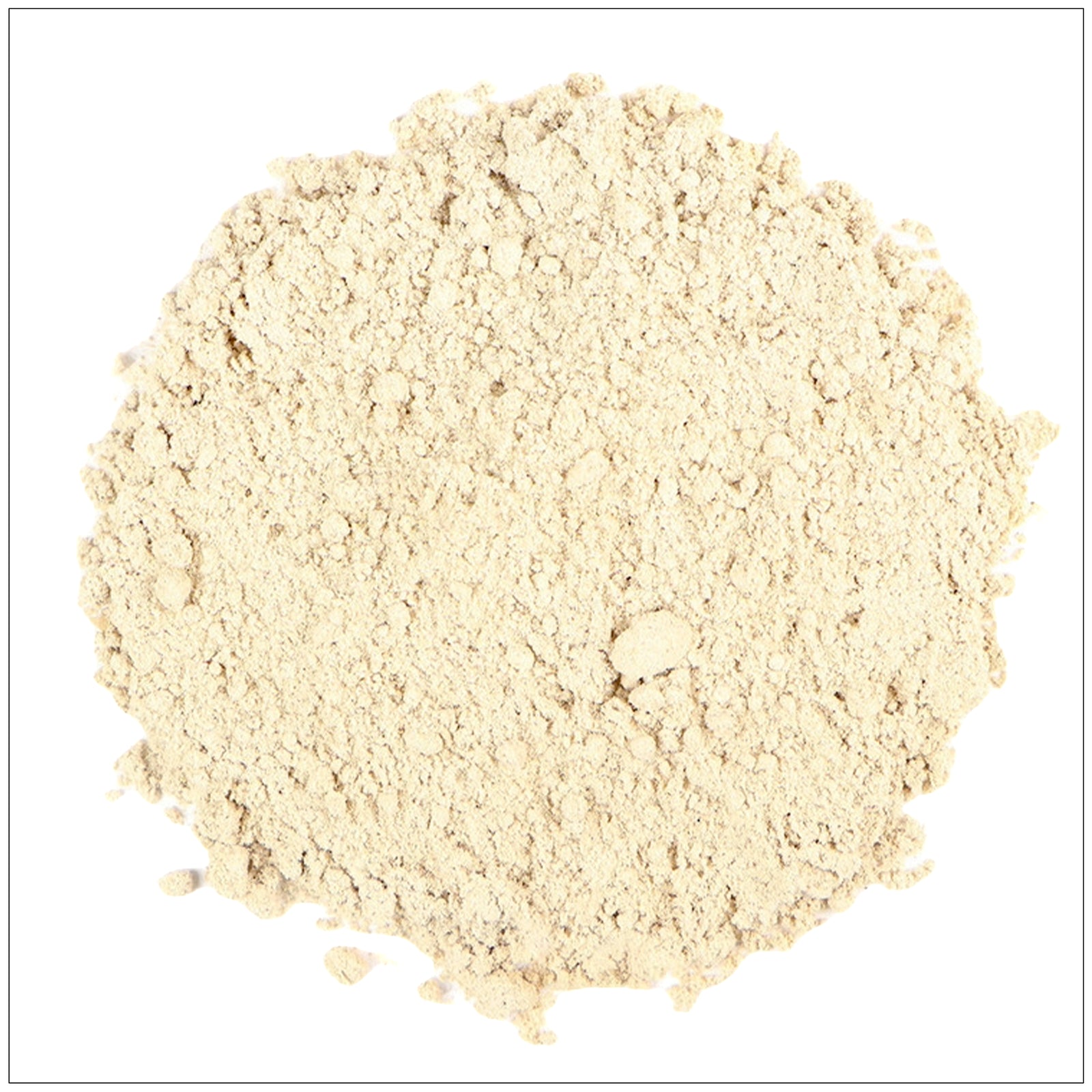 Slippery Elm Powder in a bowl, natural digestive support supplement for gut and throat health.