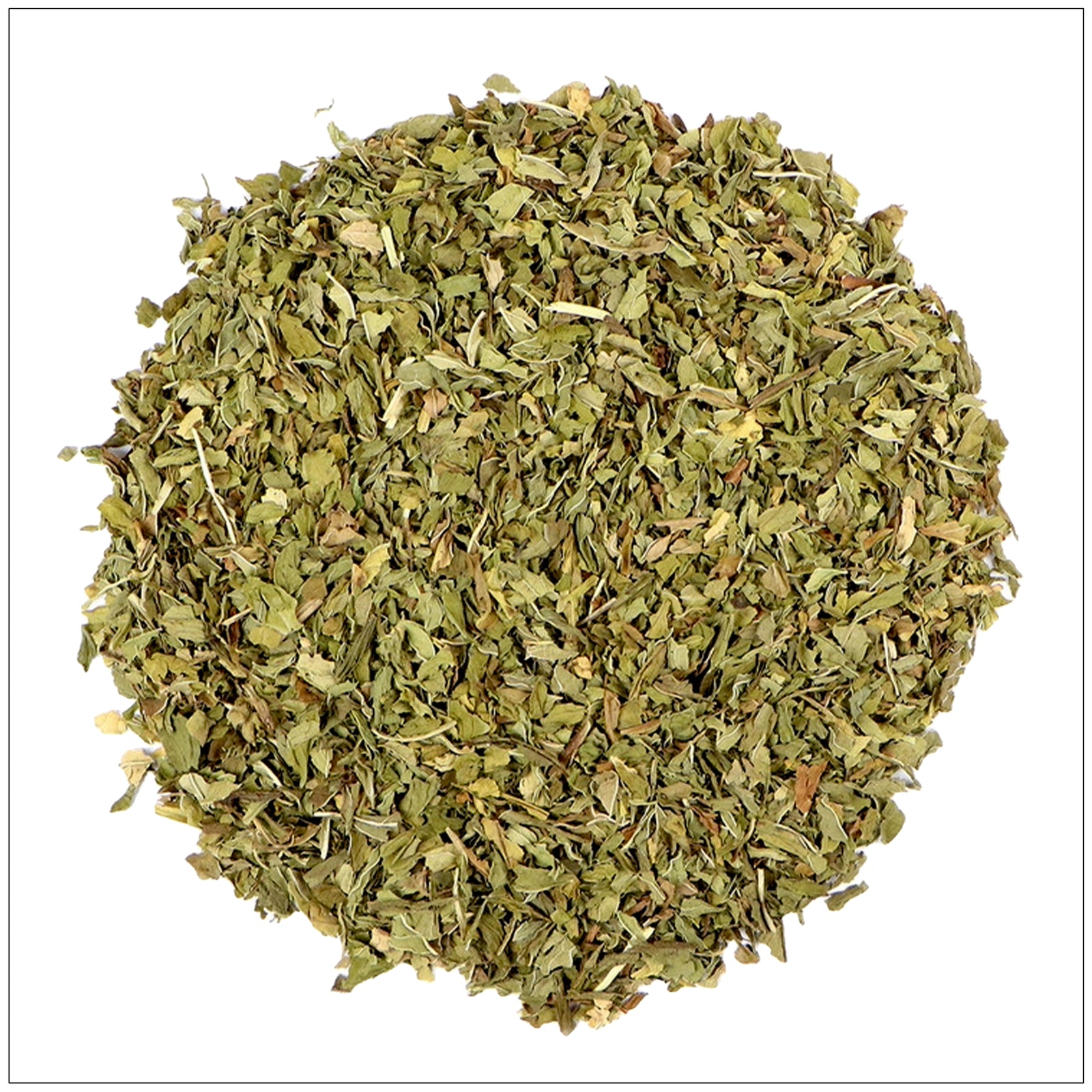 Fresh spearmint leaves with vibrant green color, ideal for teas, cooking, and natural wellness benefits.