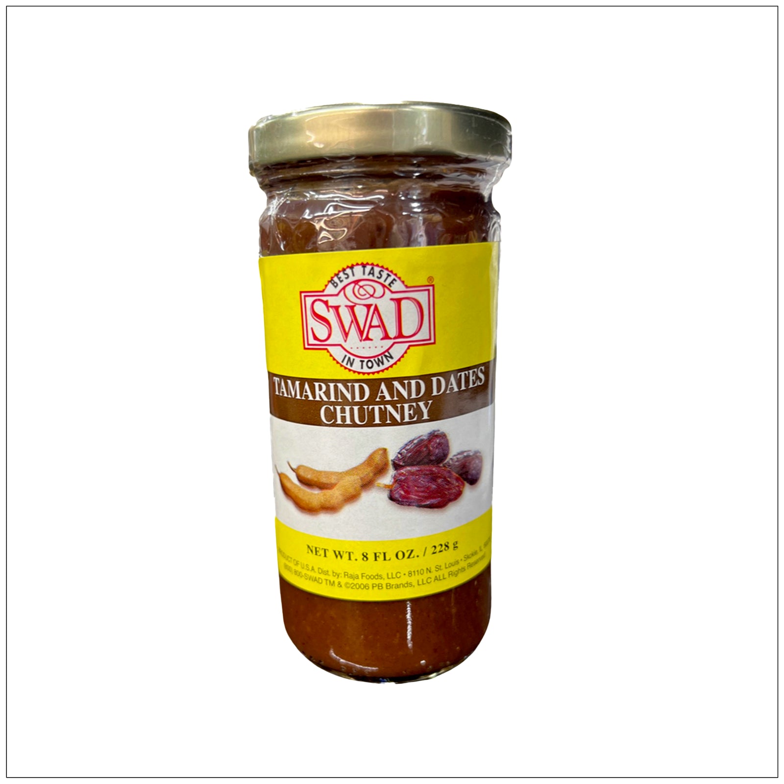Rich and tangy Tamarind and Dates Chutney perfect for dipping, made with natural ingredients and no preservatives.