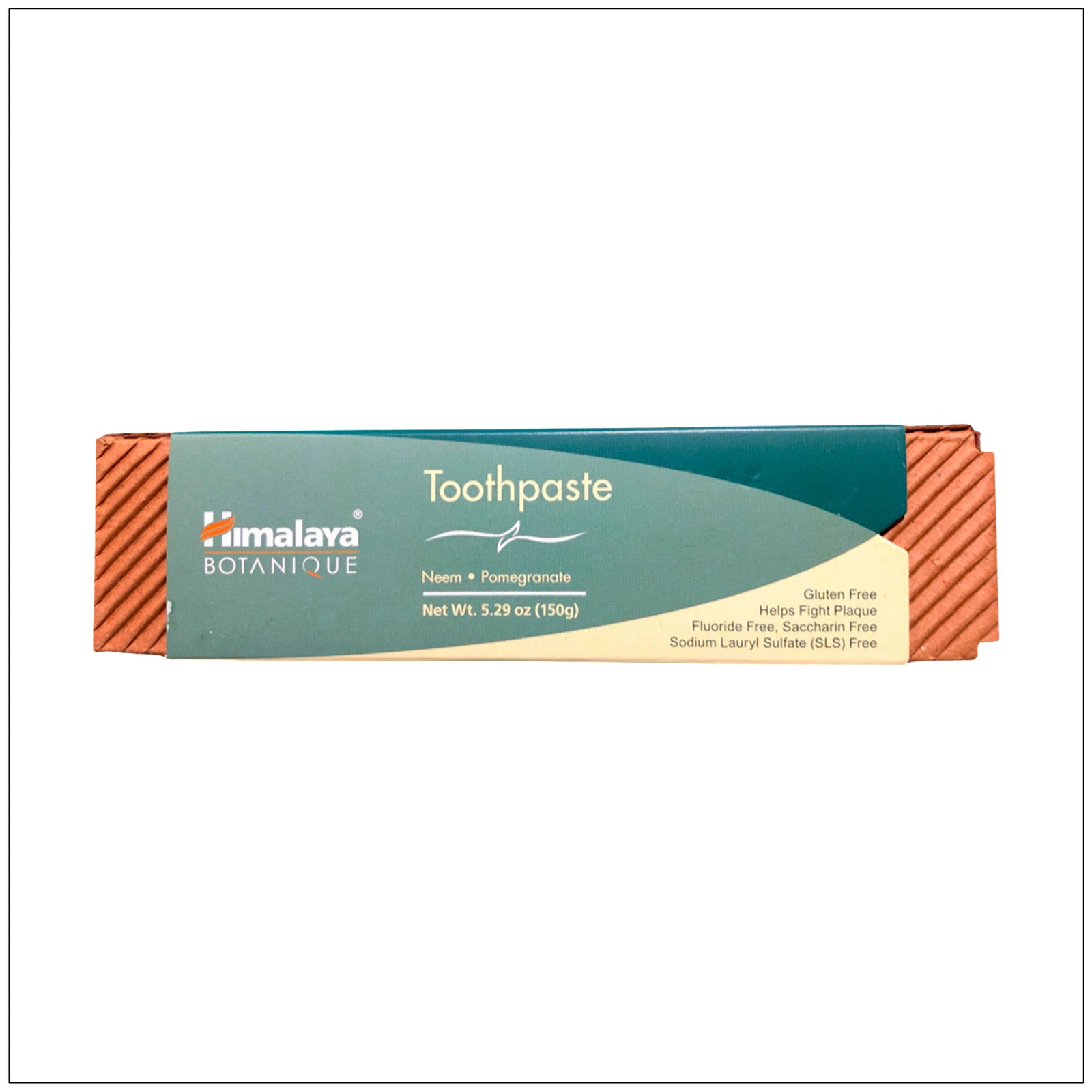Natural Himalaya Toothpaste with neem and pomegranate for healthy gums and fresh breath, fluoride-free formula.